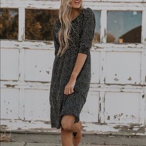 Roolee Adella Print Midi Dress